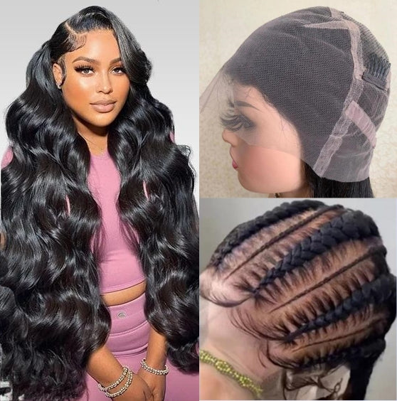 Whole Lace No-Mesh HD Swiss Lace Super Hairline Wig| Body Wave