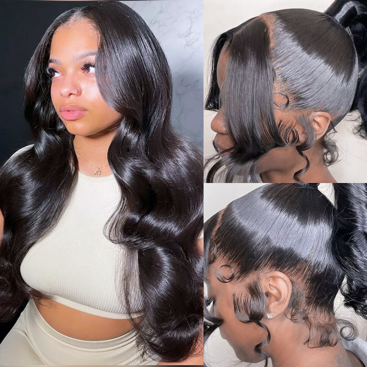 Whole Lace No-Mesh HD Swiss Lace Super Hairline Wig| Body Wave