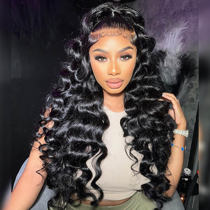 Whole Lace No-Mesh HD Swiss Lace Super Hairline Wig| Loose Wave