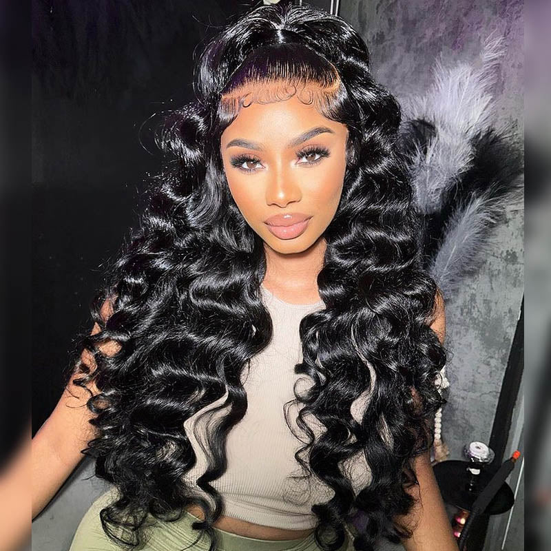 Whole Lace No-Mesh HD Swiss Lace Super Hairline Wig| Loose Wave