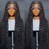 Skin Melt Swiss Lace 13X6 FULL Frontal 3D Loose Wave Human Hair Wig