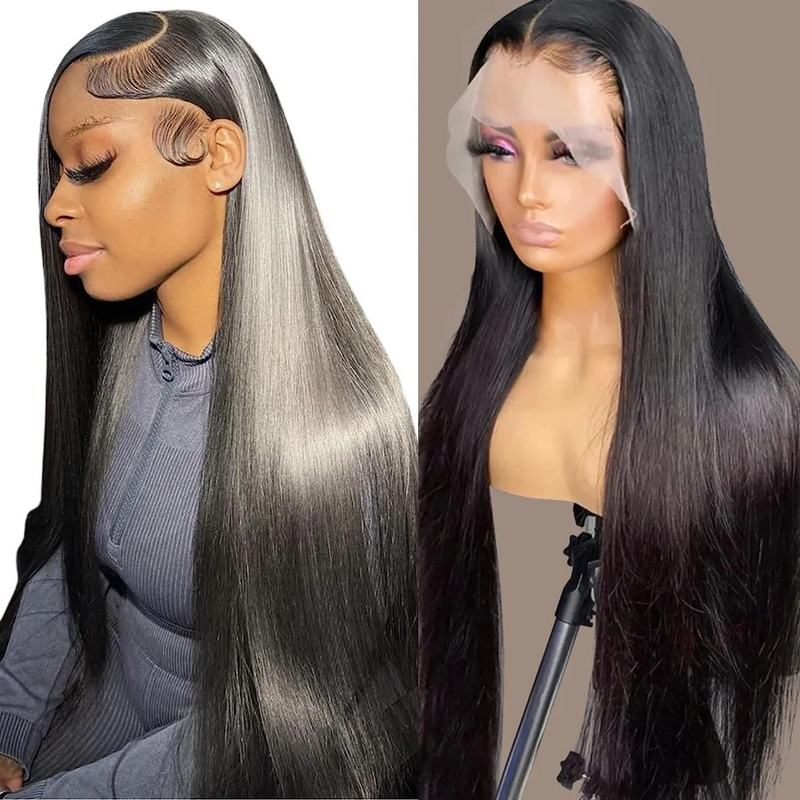 13x4 Skin Melt Swiss Lace Full Frontal 3D Lace Wig| Straight