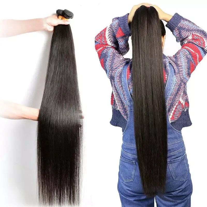 13x6/ 13x4 HD Swiss Lace Front with 3 PCS Bundles Silk Straight Human Hair