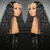 Deep Part 13X6 Lace Front Curly Human Hair Wig