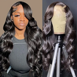 13X6 Swiss Lace Super Hairline Pre Bleached Knots Wig| Body Wave