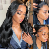 13X6 Swiss Lace Super Hairline Pre Bleached Knots Wig| Body Wave