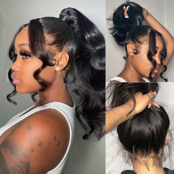 360 Prepluck Hairline Prebleached knots Lace Wig| Body Wave