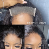 5X5 Swiss Lace Preplucked Hairline Closure