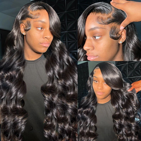 13x6 HD Swiss Lace Super Hairline + Invisible Hidden Knots Body Wave Wig