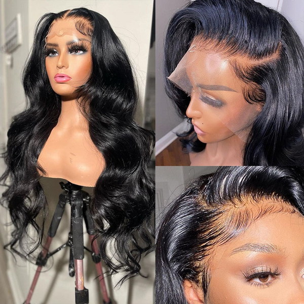 13x6 HD Swiss Lace Super Hairline + Invisible Hidden Knots Body Wave Wig