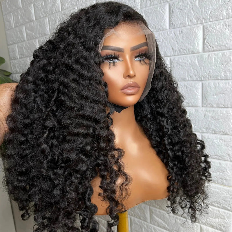 13X6 Swiss Lace Super Hairline Pre Bleached Knots Wig| Burmese Curls