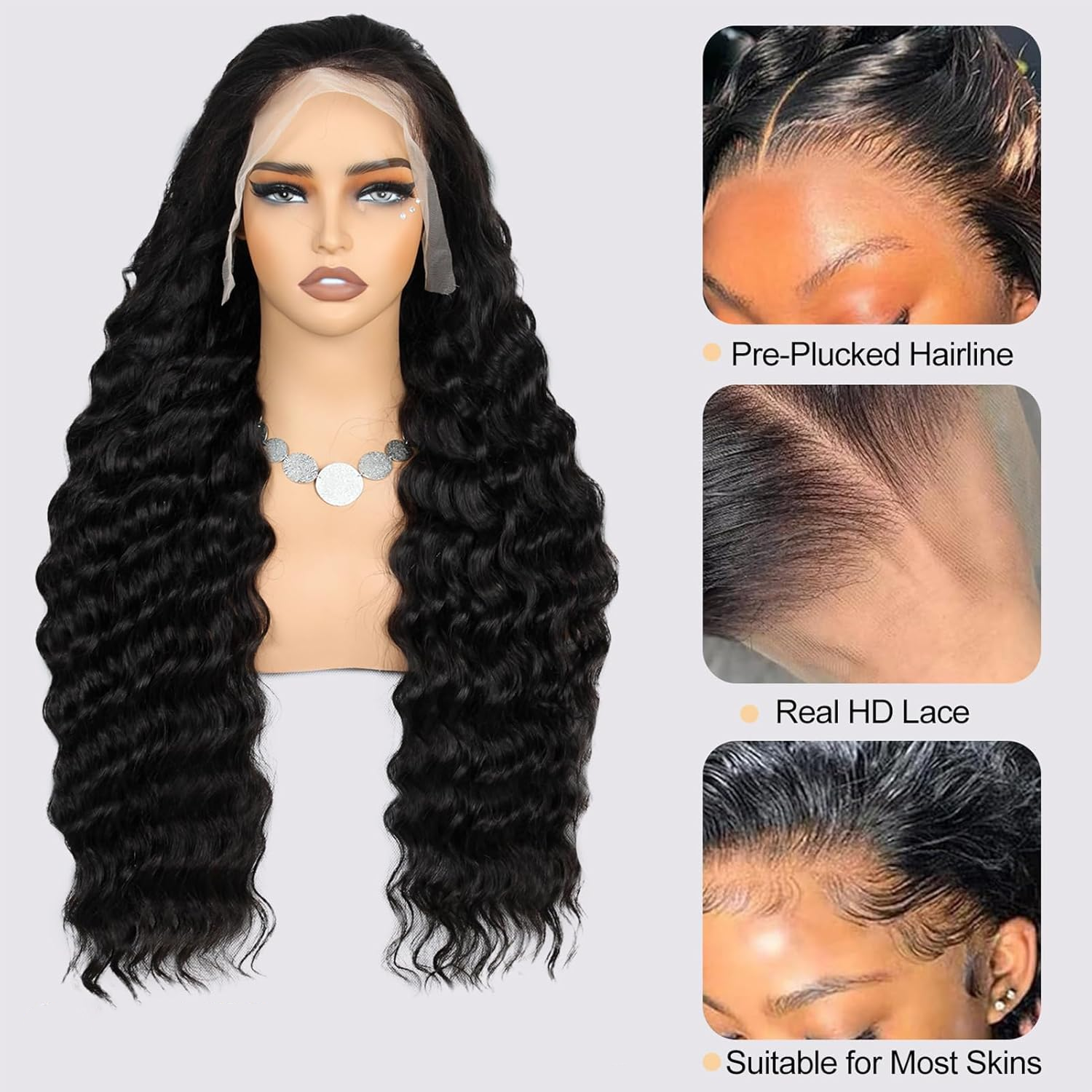 13x6 HD Lace Super Long and High Density Full Volume Wig| Loose Wave