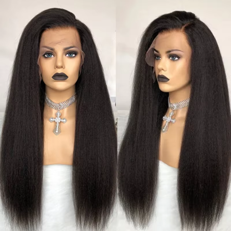 13x6 HD Lace Super Long and High Density Full Volume Wig| Yaki Straight
